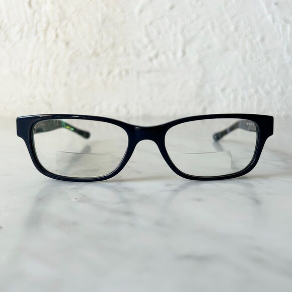 Tory Burch Eyeglass Frames Navy Blue Rectangle Women's Glasses TY2067 1616 50mm - Picture 3 of 8